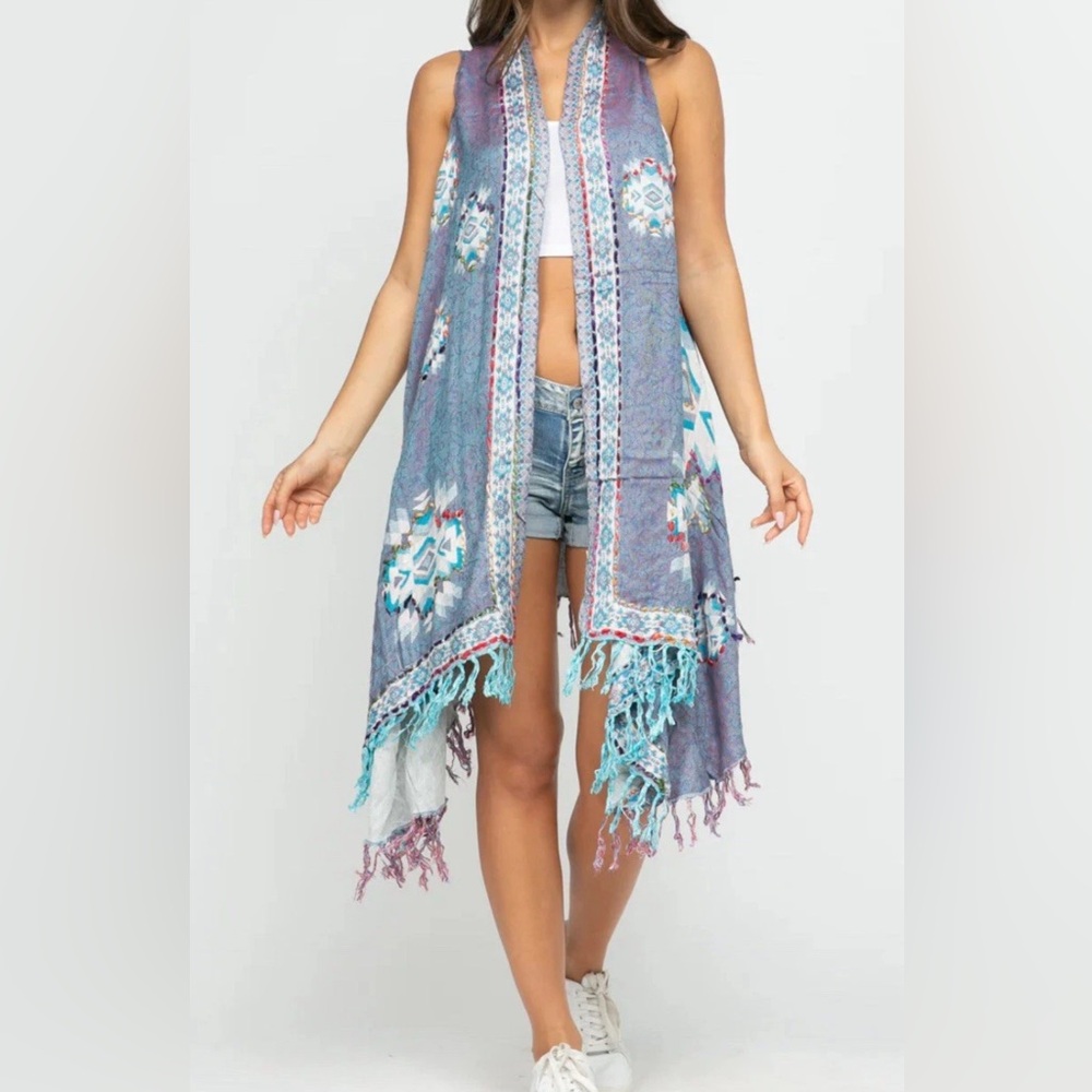 RAJ NUUR thick stitch vest One Size NWT